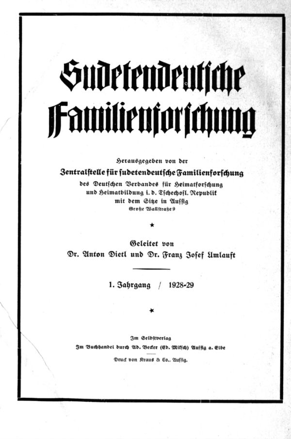 Titelblatt 1928