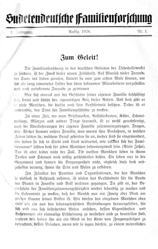Zum Geleit - 1