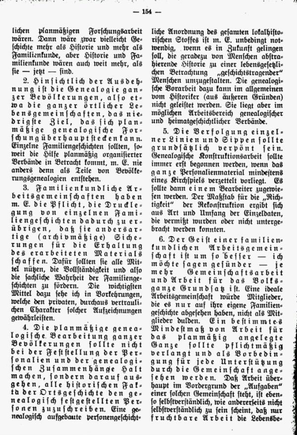 Ein Brief über die Aufgaben der Familienforschung - 6