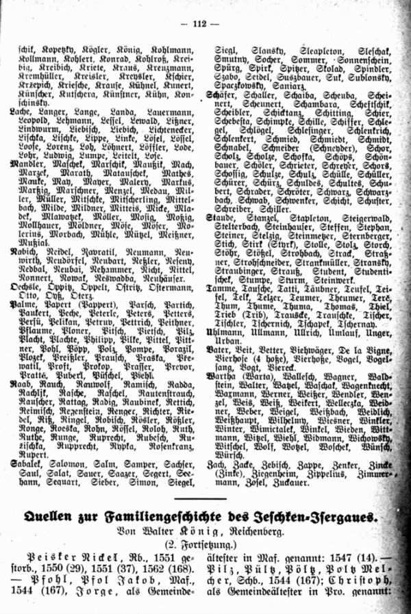 Quellen zur Familiengeschichte des Jeschken-Isergaues. 1. Das älteste Stadtbuch von Reichenberg - 1