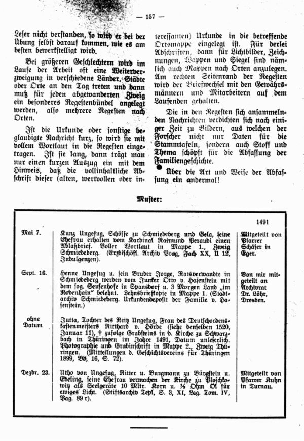 Familiengeschichtsregesten - 2