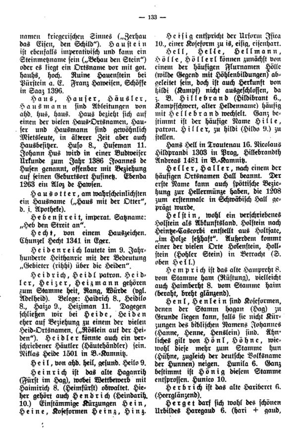 Namensdeutungsecke - 2