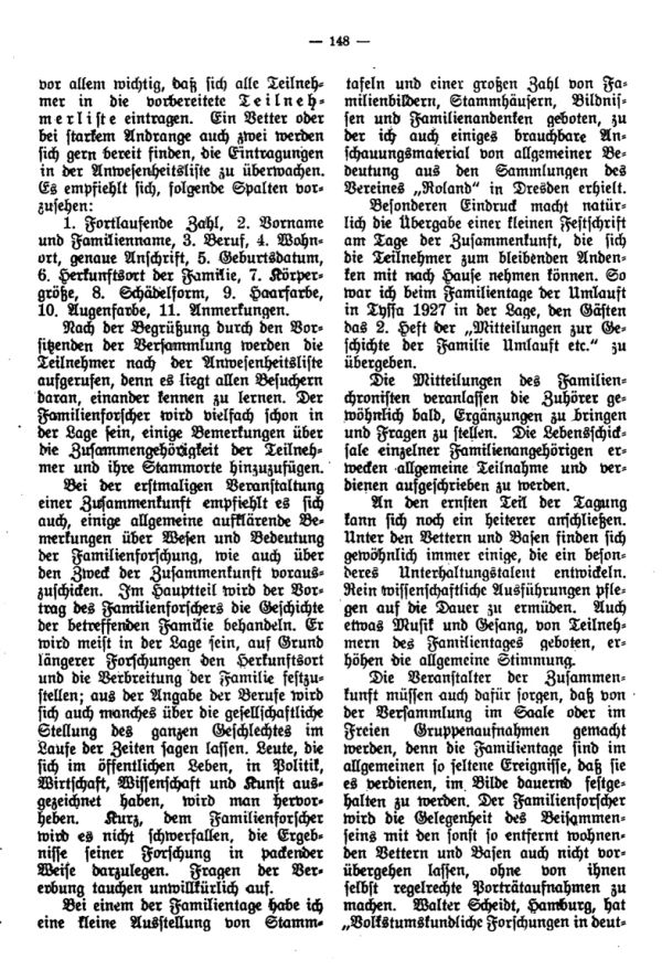 Über die Veranstaltung von Familientagen - 2