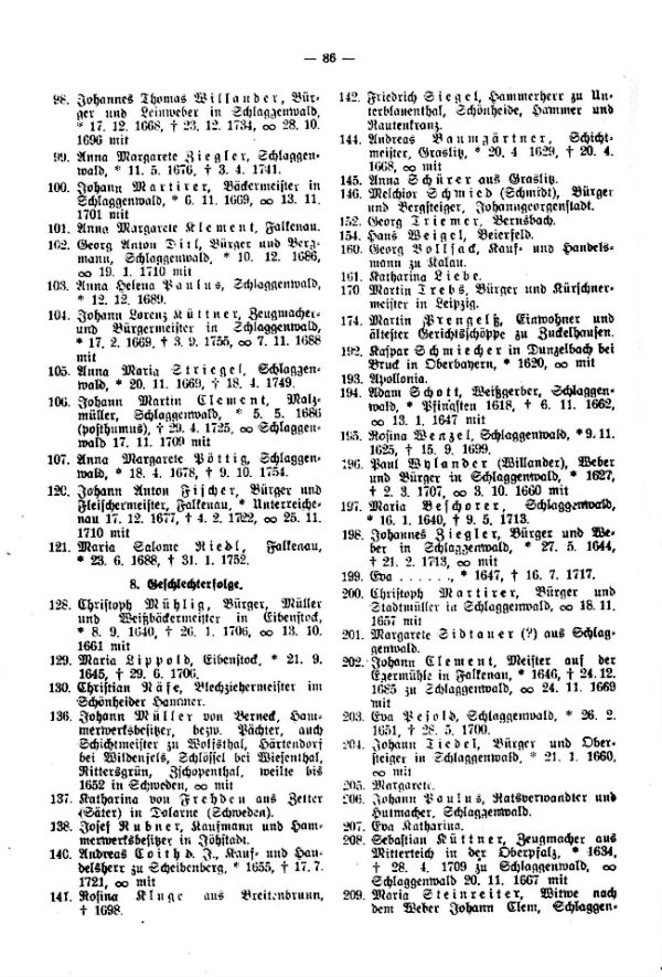 Ahnentafeln bekannter Sudetendeutscher:  14. Dr. Ing. h.c. Max Mühlig, Großindustrieller, Teplitz-Schönau - 3