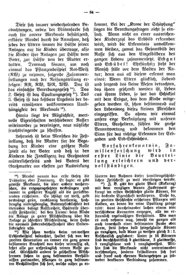 Gregor Johann Mendel, seine Heimat und sein Werk - 4