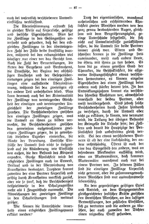 Zwillingsforschung - 3