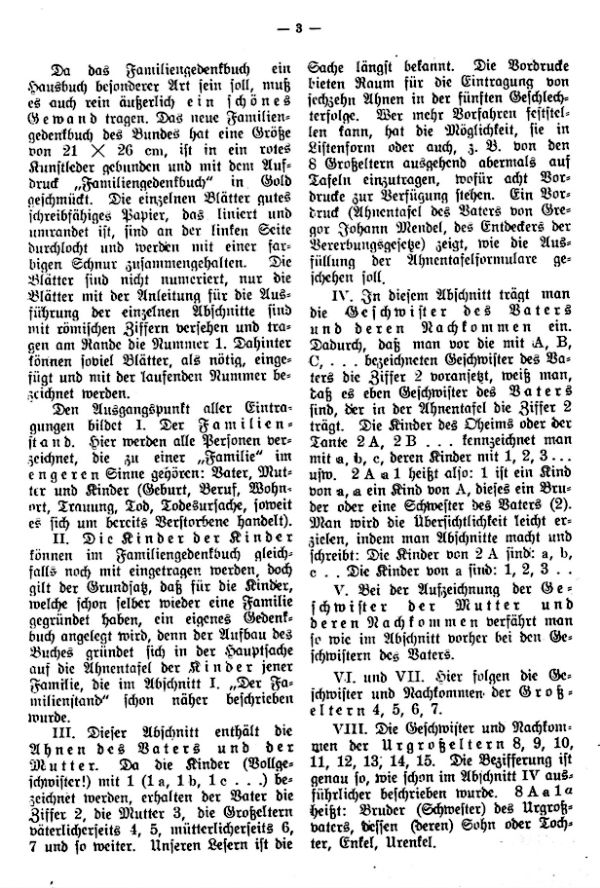 Das Familiengedenkbuch - 3