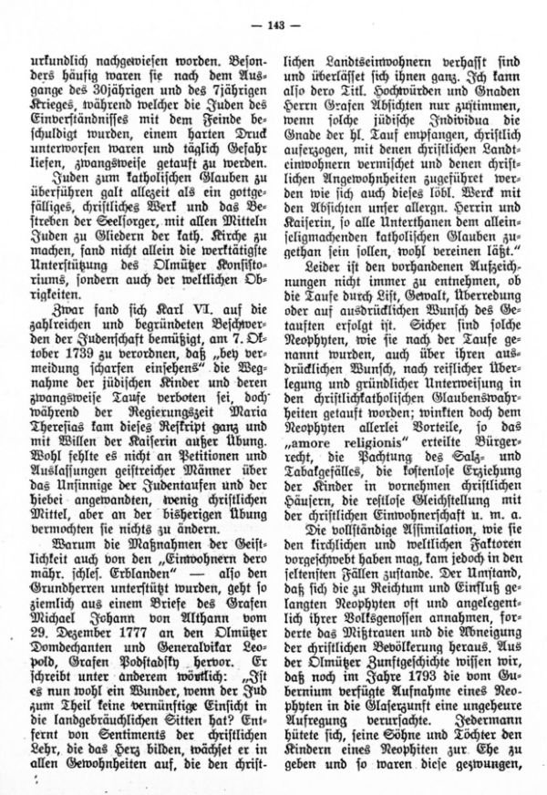 Judentaufen in Mähren-Schlesien während der letzten Regierungsjahre Maria Theresias - 2