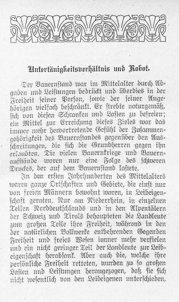 Untertänigkeitsverhältnis und Robot