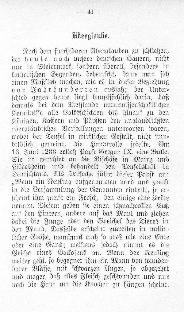 Aberglaube