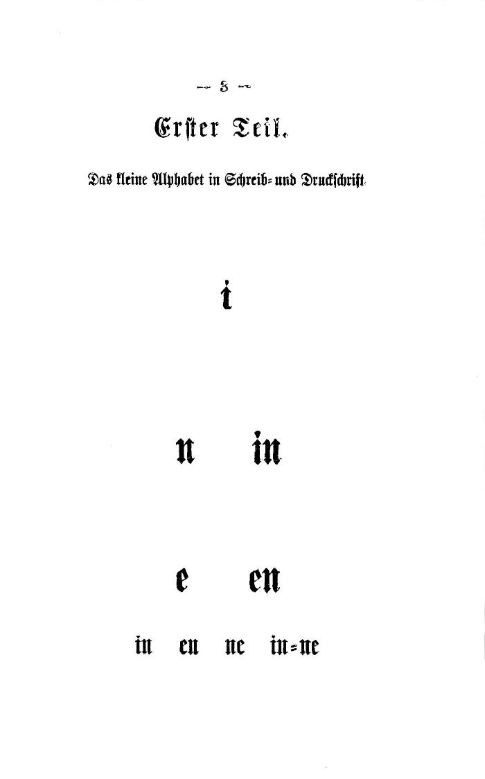 Deutsche Fibel -Das kleine Alphabet in Schreib - und Druckschrift 