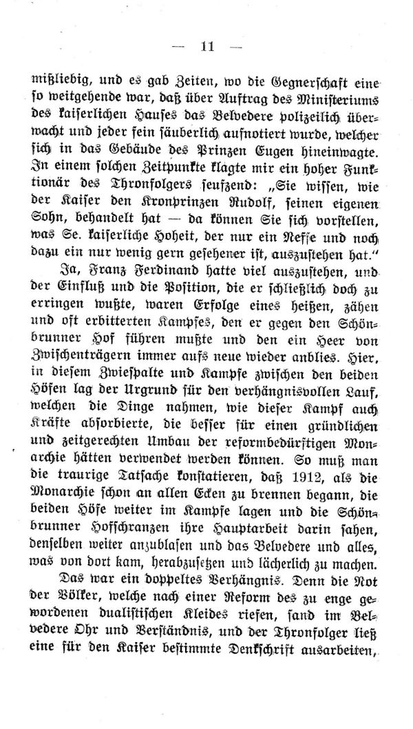 I. Kapitel: Hinter den Kulissen der Hof- und Hauspolitik von 1912-1914