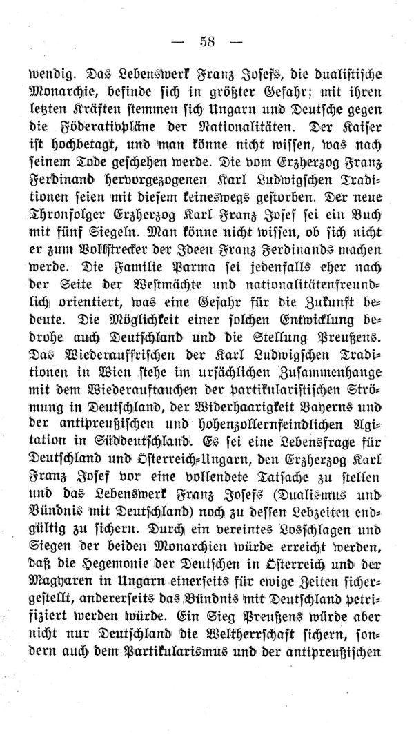 III. Kapitel: Auf dem Weg zum Weltkrieg