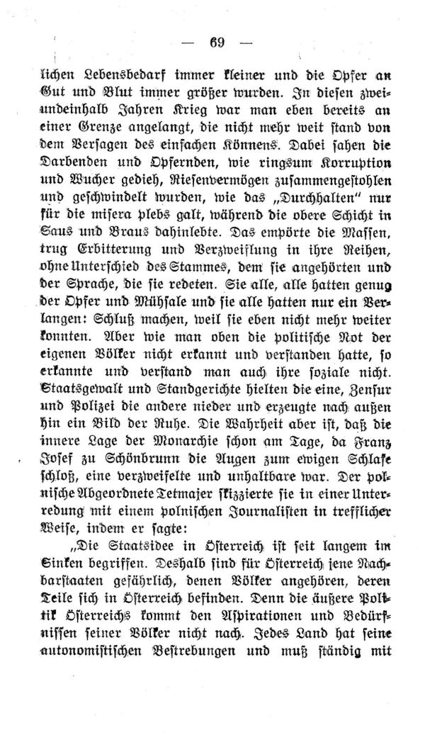 IV. Kapitel: Die Aera des letzten Kaisers